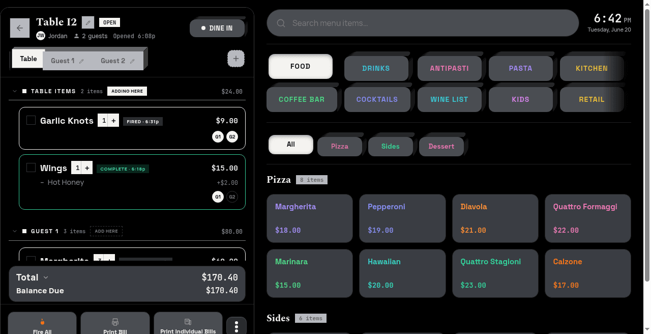 POS Tab
